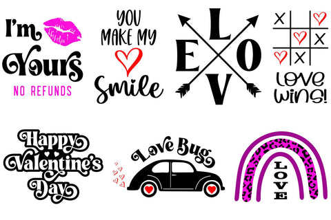 Valentine's Day SVG Bundle | 26 Designs SVG B Renee Design 
