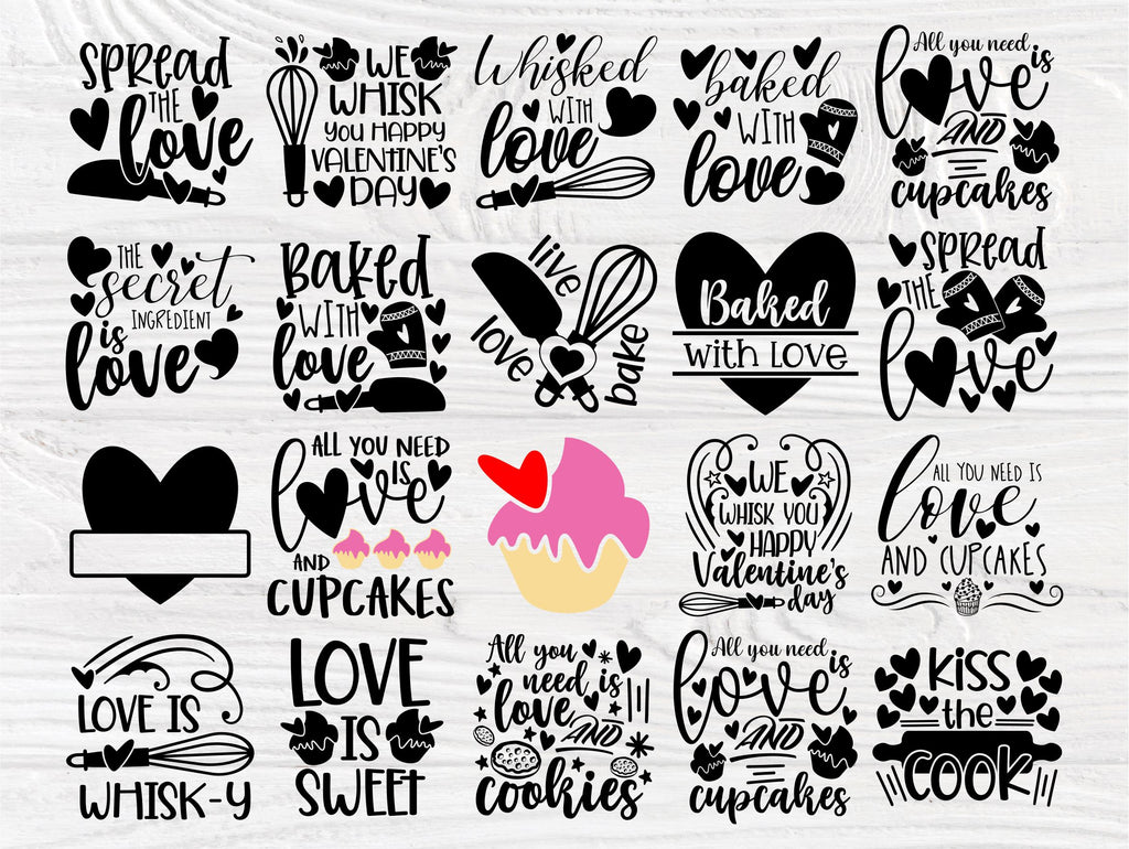 Valentines Day SVG Bundle, Kids Valentines Svg, Cricut Files ...