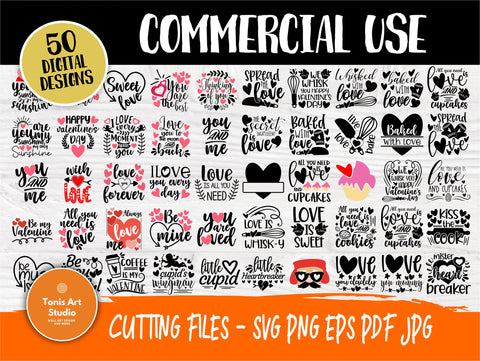 Valentines Day SVG Bundle, Kids Valentines Svg, Cricut Files, Sublimation Designs, Valentine Quotes, Svg Cut Files, Heart Svg, Love Svg SVG TonisArtStudio 