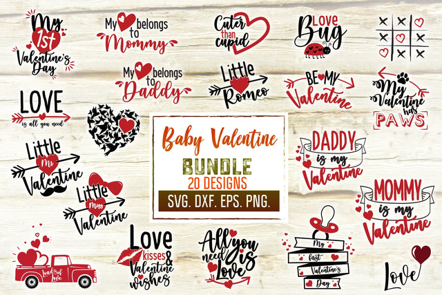 Valentine's Day Svg Bundle. My First Valentine's Day Svg. First Valentine Svg. Love Svg. Heart Svg. Baby Valentine Svg. Baby Shirt Svg. SVG Mint And Beer Creations 