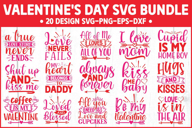 Valentine's Day SVG Bundle SVG Ariyan 