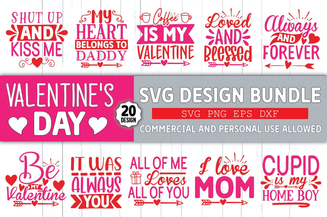 Valentine's Day SVG Bundle SVG Ariyan 