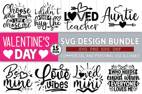 Valentine's Day SVG Bundle SVG Ariyan 