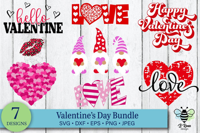 Valentine's Day SVG Bundle SVG B Renee Design 