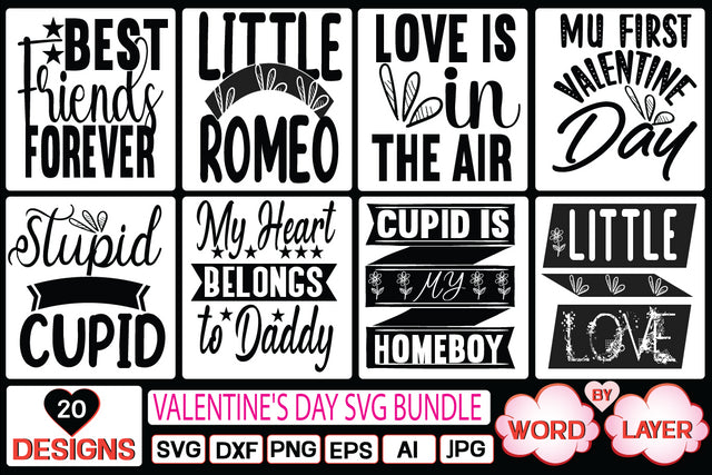 Valentine's Day SVG Bundle SVG Cut File SVG Studio Innate 