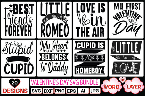 Valentine's Day SVG Bundle SVG Cut File SVG Studio Innate 