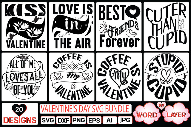 Valentine's Day SVG Bundle SVG Cut File SVG Studio Innate 
