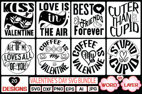 Valentine's Day SVG Bundle SVG Cut File SVG Studio Innate 
