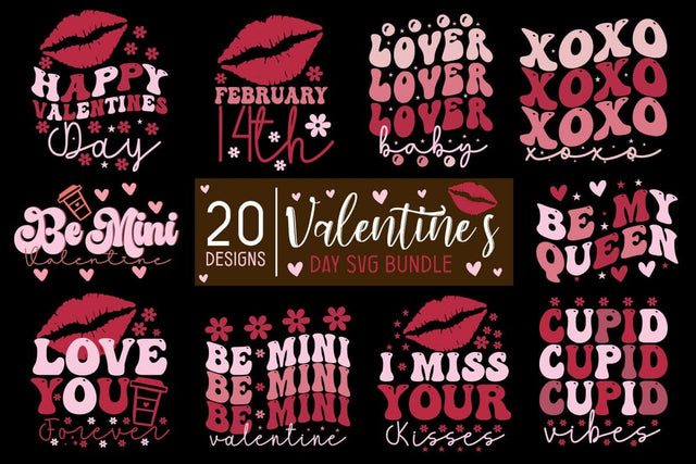 VALENTINE’S DAY SVG BUNDLE SVG designmaster24 