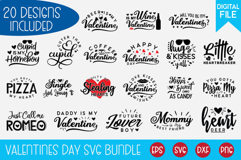Valentine's Day SVG Bundle SVG md faruk hossain 