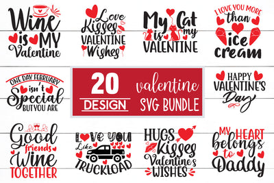 Valentine's Day SVG Bundle SVG md faruk hossain 