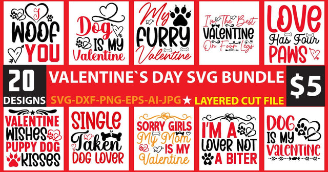 valentine's day svg bundle SVG Newmockups 