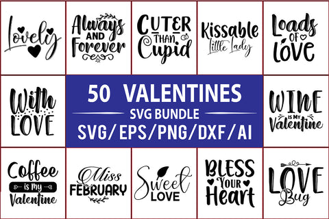 Valentines Day SVG Bundle SVG nirmal108roy 