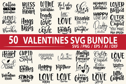 Valentines Day SVG Bundle SVG nirmal108roy 