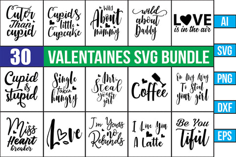 Valentines Day SVG Bundle SVG nirmal108roy 