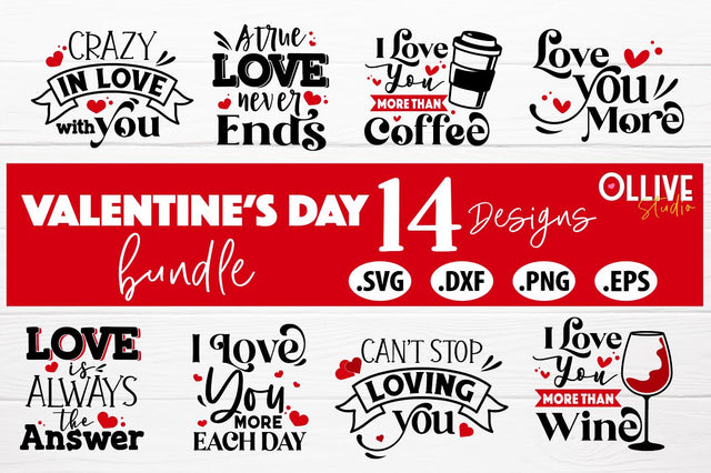 Valentine's Day SVG Bundle SVG Ollive Studio 