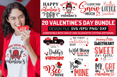 Valentines Day SVG Bundle SVG Regulrcrative 