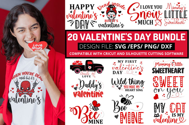Valentines Day SVG Bundle SVG Regulrcrative 