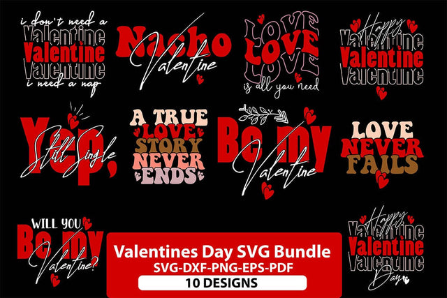 Valentines Day SVG Bundle SVG shah alam 