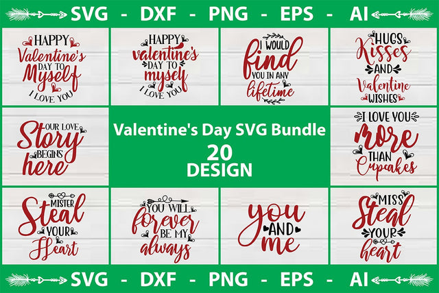 Valentine's Day SVG Bundle SVG shah alam 