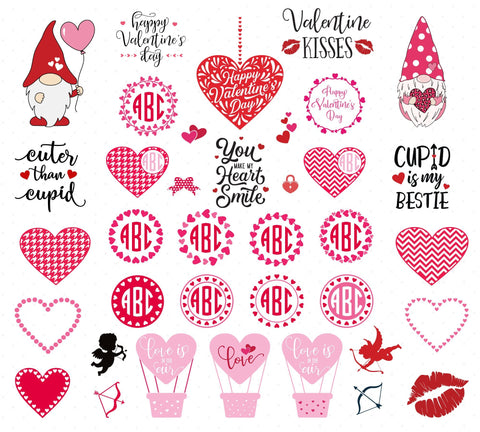 Valentines Day SVG Bundle SVG SVG Cut Studio 