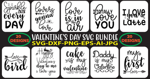 Valentine's Day SVG Bundle SVG Syaman 