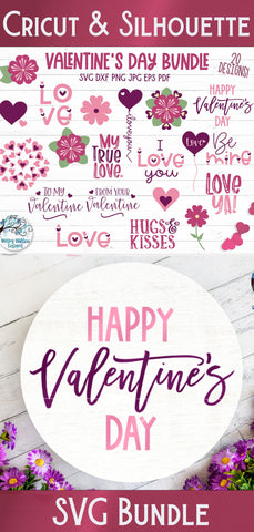 Valentine's Day SVG Bundle SVG Wispy Willow Designs 
