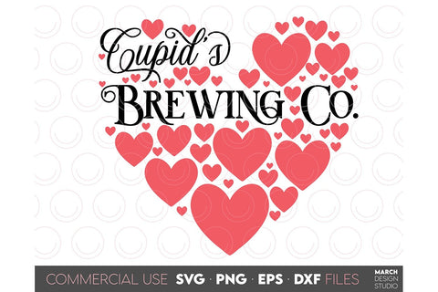 Valentines Day SVG Bundle, Valentines Day Hearts SVG, Happy Valentines Day SVG SVG March Design Studio 