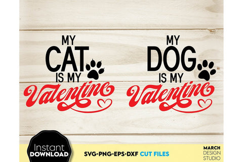 Valentines Day SVG Bundle, Valentines Day Hearts SVG, Happy Valentines Day SVG SVG March Design Studio 