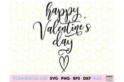 Valentines Day SVG Bundle, Valentines Day Hearts SVG, Happy Valentines Day SVG SVG March Design Studio 