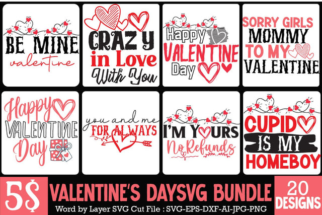 Valentine's Day SVG Bundle , Valentines SVG Bundle,Love SVG Bundle, Heart Clipart BUndle , Love SVG Bundle Quotes SVG BlackCatsMedia 