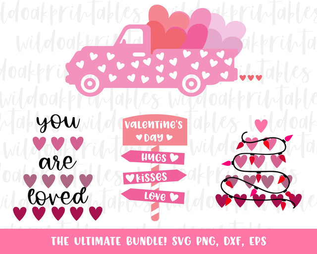 valentines day svg bundle, valentines teacher svg sayings teacher svg files, valentines day svg, teacher water bottle tracker svg, SVG WildOakSVG 