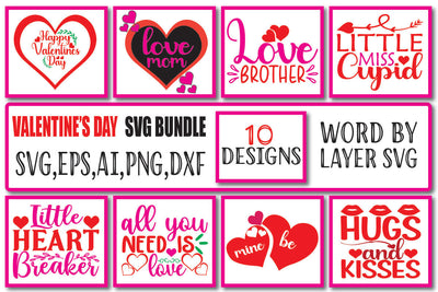 Valentines Day SVG Bundle Voi. 1 SVG Craftlabsvg24 