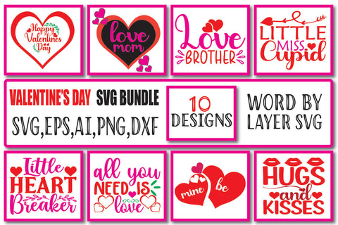 Valentines Day SVG Bundle Voi. 1 SVG Craftlabsvg24 