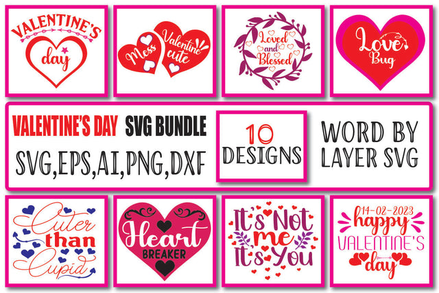 Valentines Day SVG Bundle Voi. 2 SVG Craftlabsvg24 
