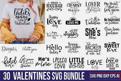 Valentines Day SVG Bundle, Vol 1 SVG orpitasn 