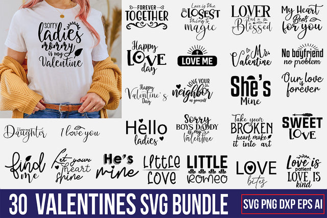 Valentines Day SVG Bundle, Vol 1 SVG orpitasn 