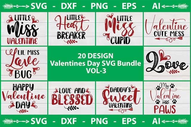 Valentines Day SVG Bundle vol-3 SVG shah alam 