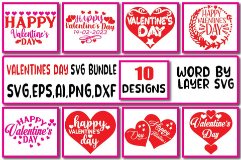 Valentine's Day SVG Bundle Vol. 5 SVG Craftlabsvg24 