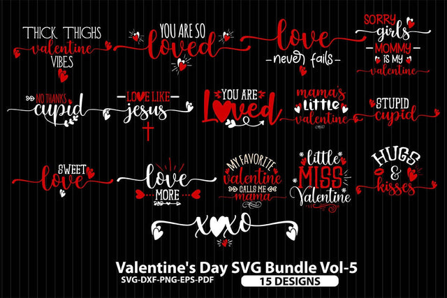 Valentine's Day SVG Bundle Vol-5 SVG shah alam 