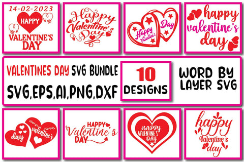 Valentine's Day SVG Bundle Vol. 6 SVG Craftlabsvg24 