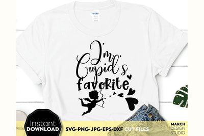 Valentines Day SVG, Cupid Favorite SVG, Happy Valentines Day SVG, Heart SVG, Love SVG SVG March Design Studio 