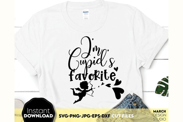 Valentines Day SVG, Cupid Favorite SVG, Happy Valentines Day SVG, Heart SVG, Love SVG SVG March Design Studio 