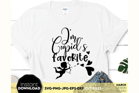 Valentines Day SVG, Cupid Favorite SVG, Happy Valentines Day SVG, Heart SVG, Love SVG SVG March Design Studio 