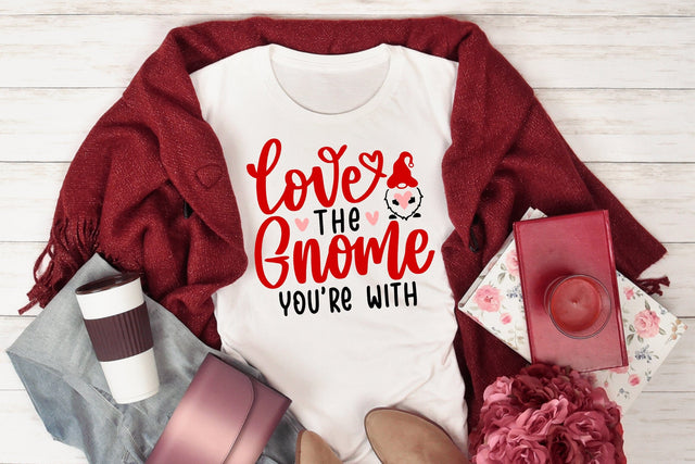 Valentine's Day SVG Cut File Love The Gnome You're With SVG dapiyupi store 