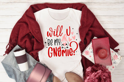 Valentine's Day SVG Cut File Will You Be My Gnomie SVG dapiyupi store 