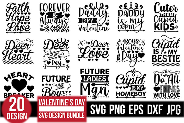 Valentine's day svg Design bundle SVG Rupkotha 