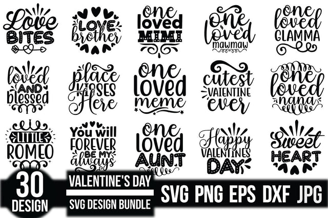 valentine's day svg design bundle SVG Rupkotha 