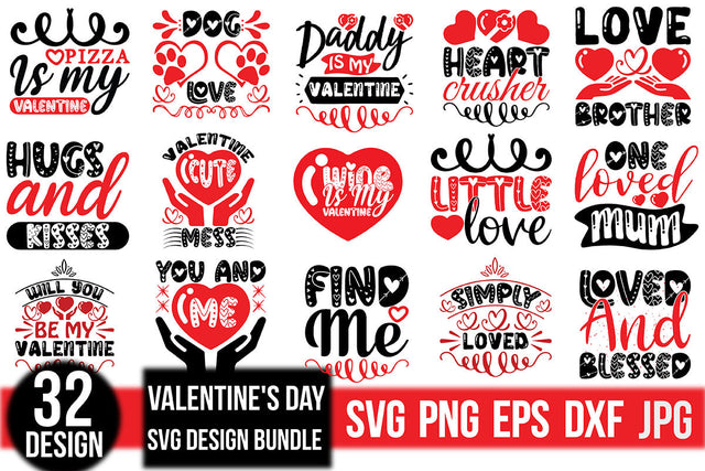 valentine's day svg design bundle SVG Rupkotha 
