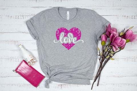 Valentine's Day SVG | Heart with Love Cutout Design SVG B Renee Design 